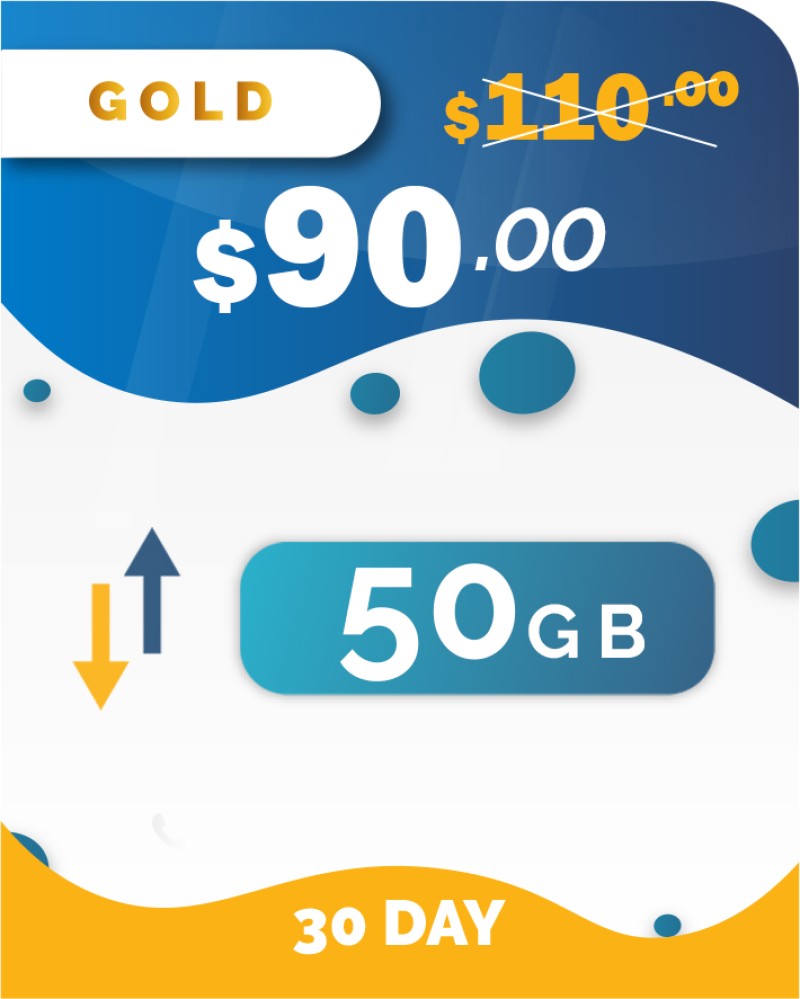 50GB-30DAY-90$